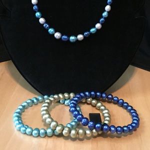 Set of three Honora bracelets
